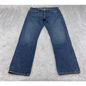 Polo Ralph Lauren Classic 867 Jeans Mens 36x32 Straight Leg Dark Wash Cotton